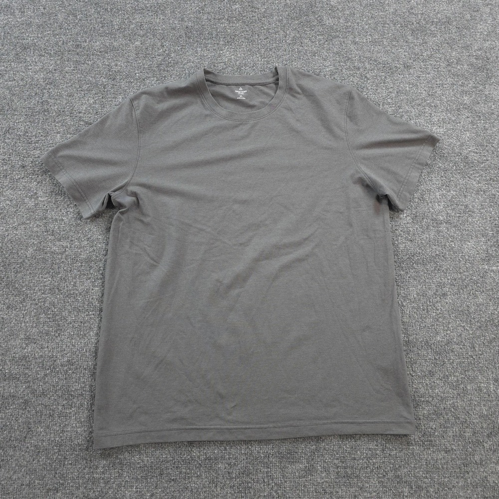 Western Rise Shirt Mens XL Gray X Cotton Tee Stretch Polygiene Travel Casual